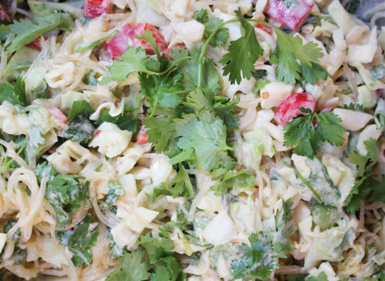 Raw Pad Thai Kelp Noodle Pasta! Bridget Nielsen